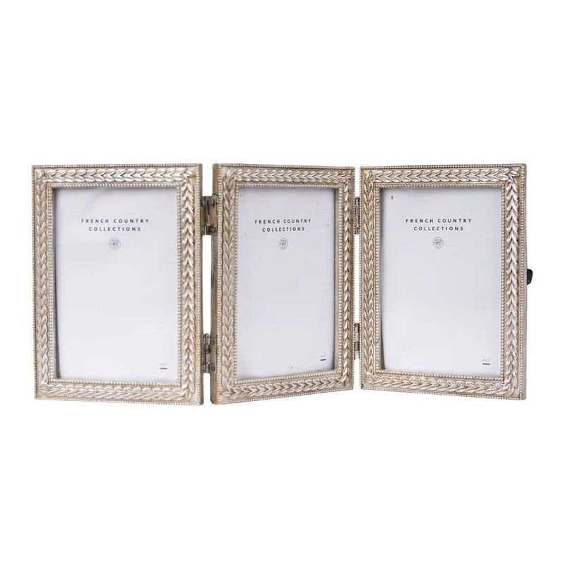 French Country Eleanor Triple Photoframe 2.5x3.5" image number 0