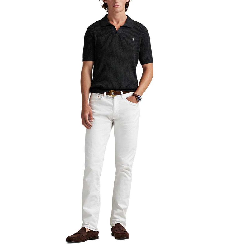 Polo Ralph Lauren Rib-Knit Cotton Johnny-Collar Sweater image number 3