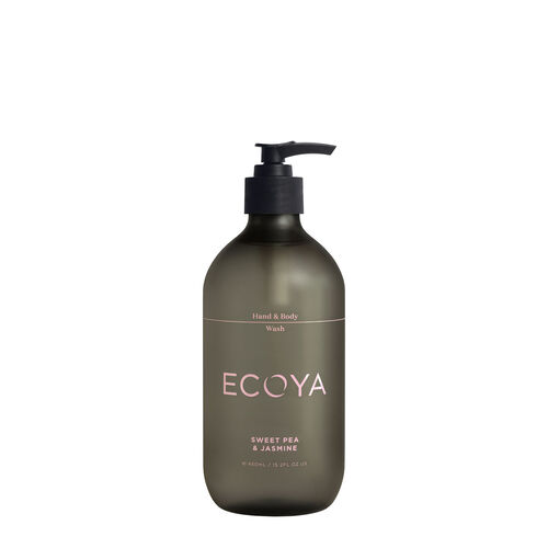 ECOYA Sweet Pea & Jasmine Hand & Body Wash 450ml