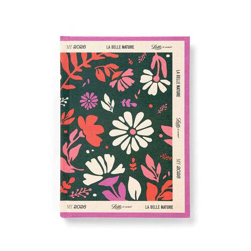 Letts of London Diary La Belle Nature A6 WTV Green 2026