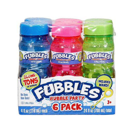 Fubbles Fubbles 118ml Bubbles - 6Pk