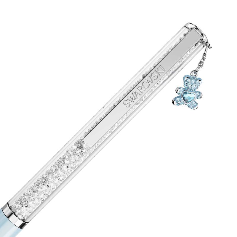 Swarovski Crystalline Ballpoint Pen - Blue Teddy image number 1