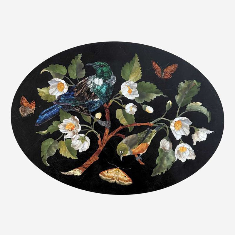 Tanya Wolfkamp Oval Placemat Set Of 4 - Nz Birds image number 3
