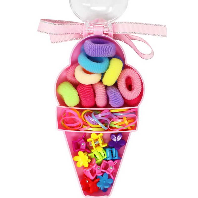 Pink Poppy Ice Cream Hair Accessory Set image number 1