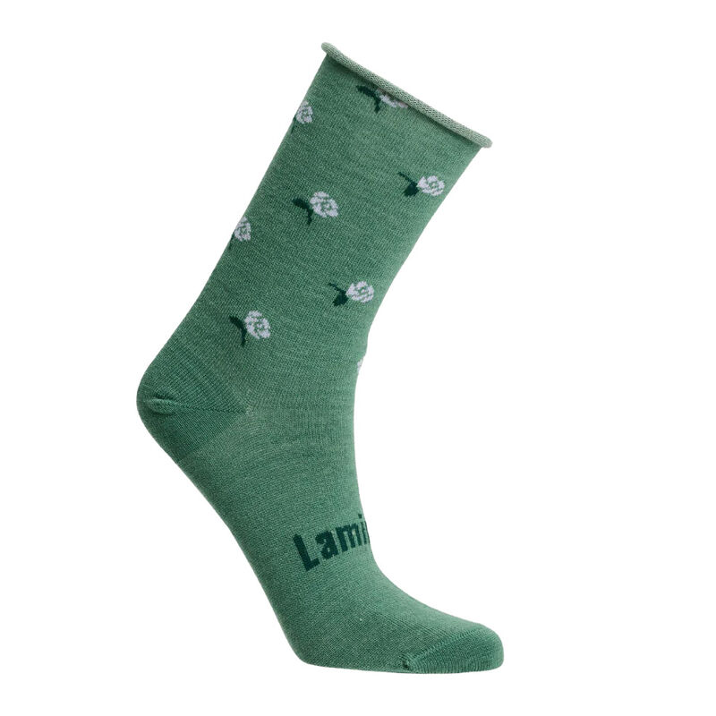 Lamington Socks Merino Wool Roll Top Crew Socks image number 0