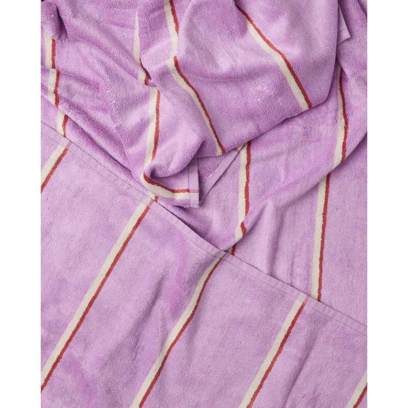 Kip&Co Lavender Field Stripe Bamboo Terry Bath Sheet / Beach Towel image number 2