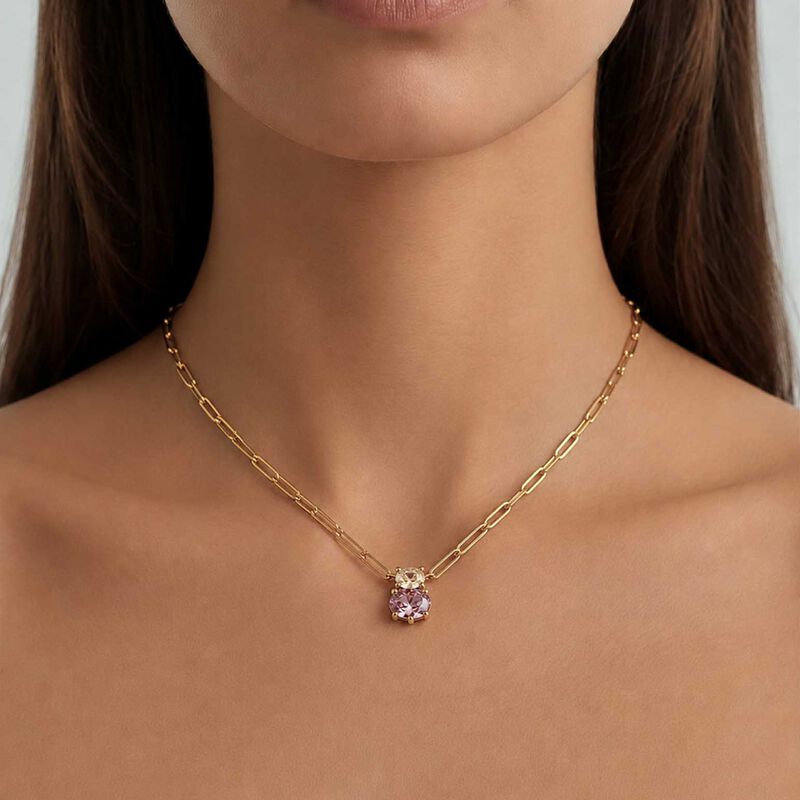 Dyrberg Kern Serafine Sg Rose Sand Necklace image number 1