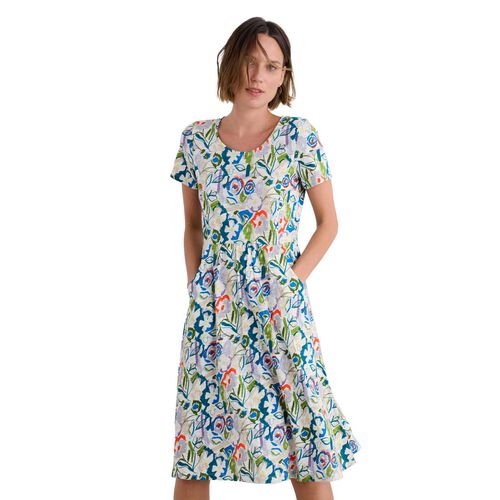 Seasalt Cornwall Enor Dress Studio Floral Chalk