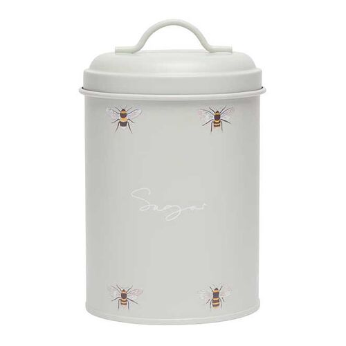 Sophie Allport Storage Tin - Sugar - Bees - Green
