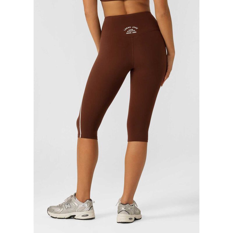 Lorna Jane Limited Edition Lotus 3/4 Capri Leggings image number 1