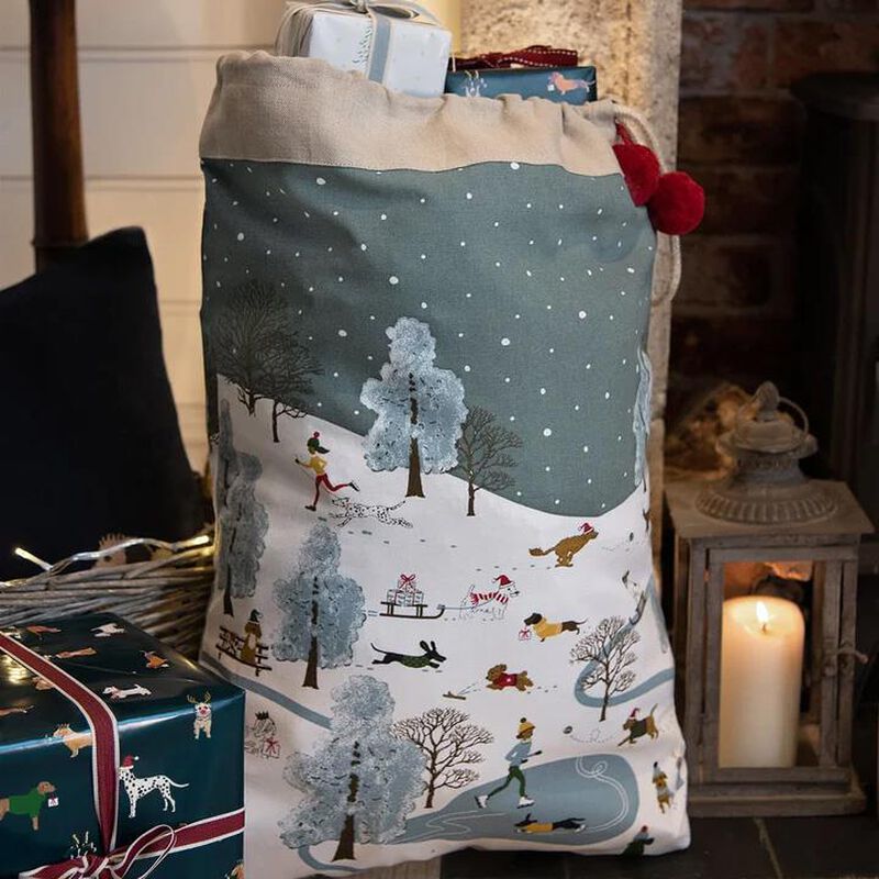 Sophie Allport Christmas Dogs Christmas Sack image number 1