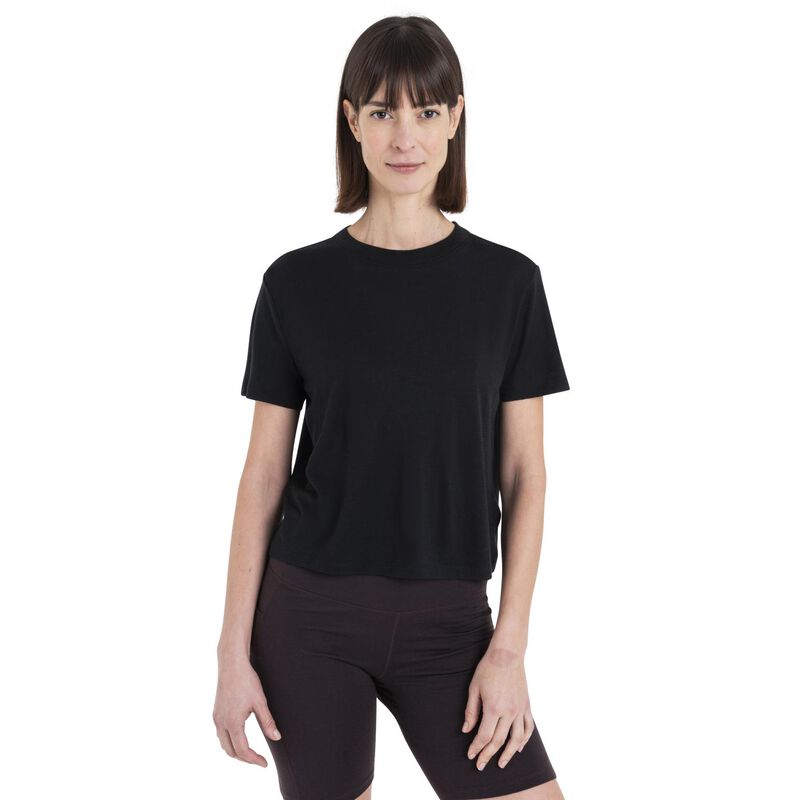 Icebreaker W Merino 150 Tech Lite SS Crop Tee image number 0