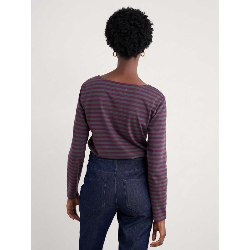 Seasalt Cornwall Sailor Shirt Mini Cornish Dark Coal image number 1