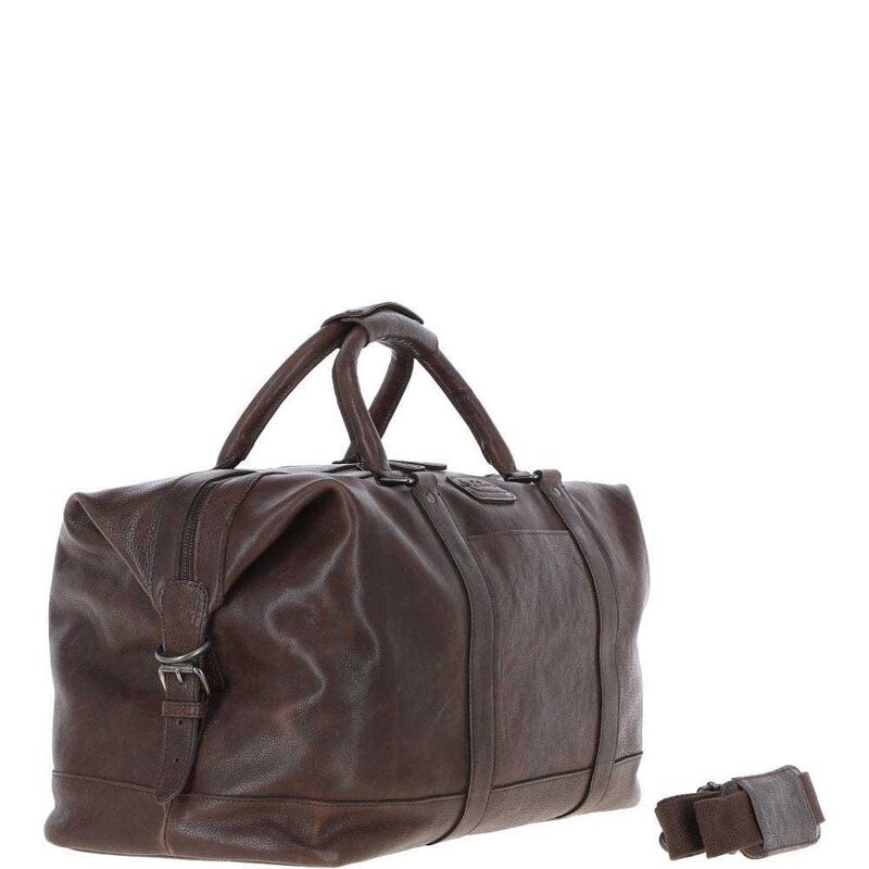 Ashwood Mens Luxury Leather Weekend Holdall image number 2
