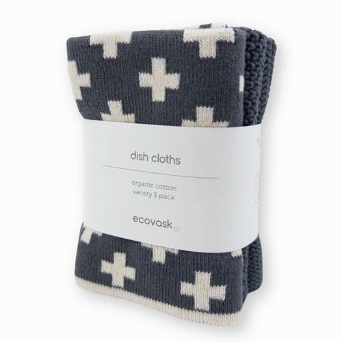 Ecovask Dishcloth Variety Pack Of 3