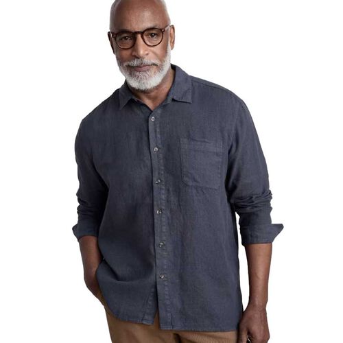 Seasalt Cornwall Mens Curator Shirt Maritime