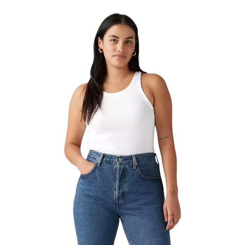 Levi's Essential Racer Tank White Rib