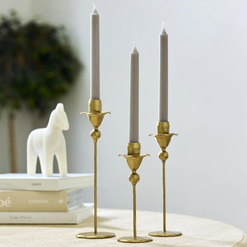 French Country Flower Candleholder Large image number 1