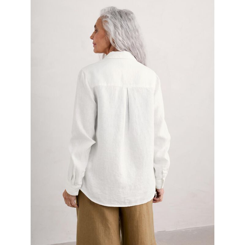 Seasalt Cornwall Hazel Branch Shirt Chalk image number 1