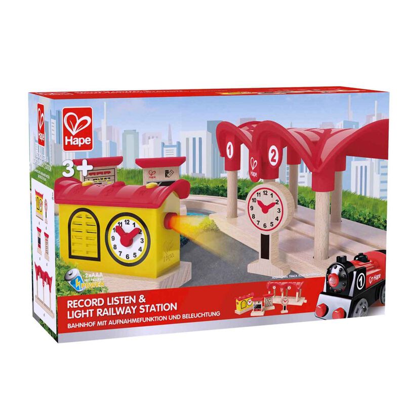 Hape Record Listen & Light Railway Station image number 2