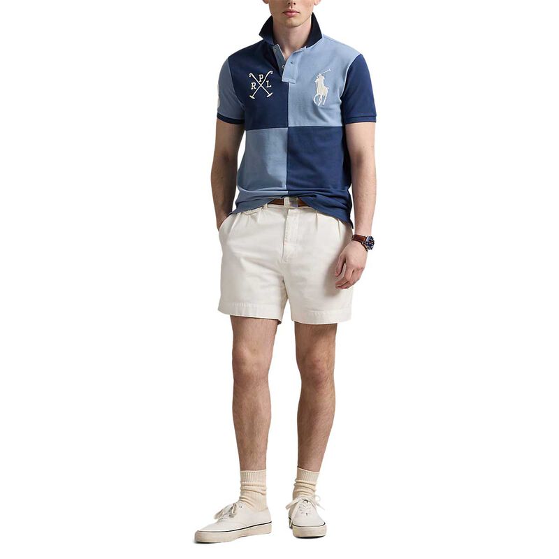 Polo Ralph Lauren Custom Slim Fit Big Pony Mesh Polo Shirt image number 3