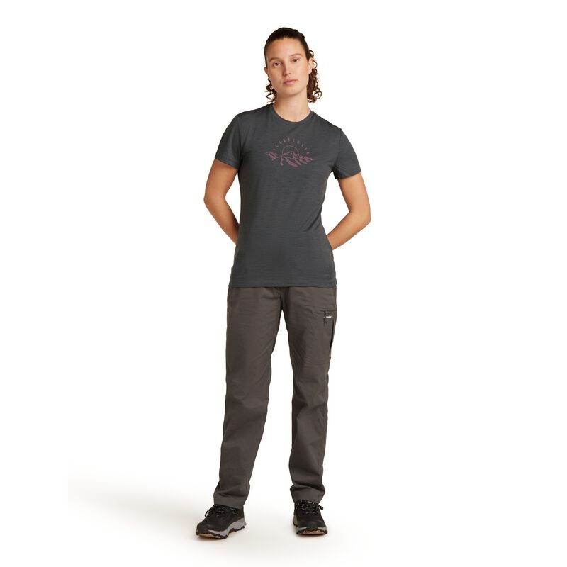 Icebreaker W Merino 150 Tech Lite SS Tee Sunrise Summit image number 3