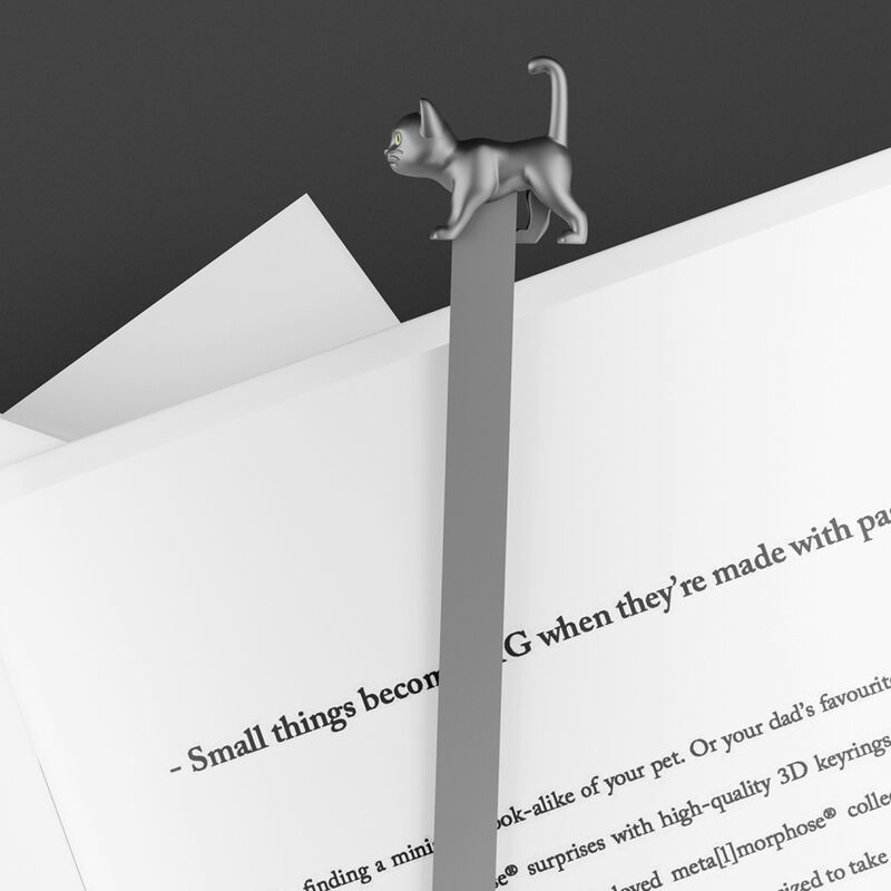 Metalmorphose Fantasy Black Cat Bookmark image number 1