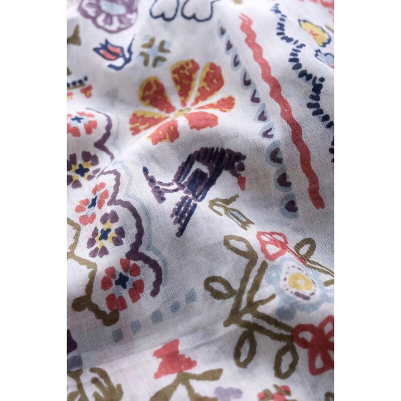 Seasalt Cornwall New Everyday Circle Scarf Cabin Sampler Chalk image number 2