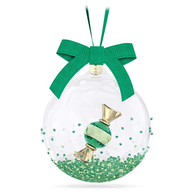 Swarovski Holiday Cheers dulcis Ball Ornament - Green image number 0