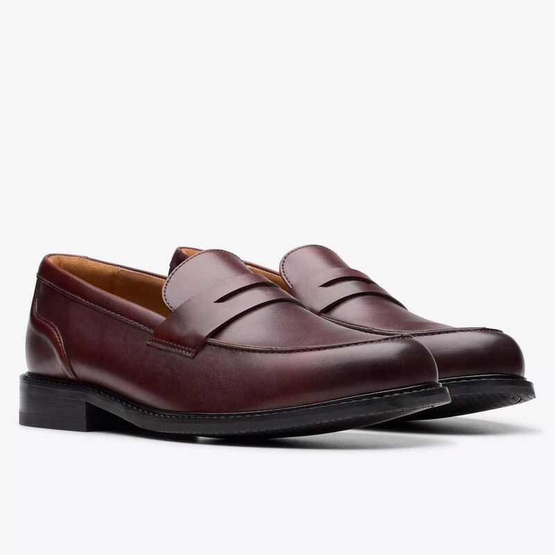 Clarks Mens Craft Arlo Lo Tan Leather image number 1