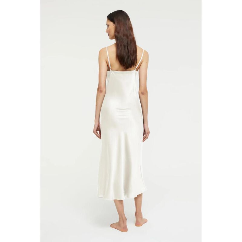 Ginia Silk Long Nite V Neck image number 5