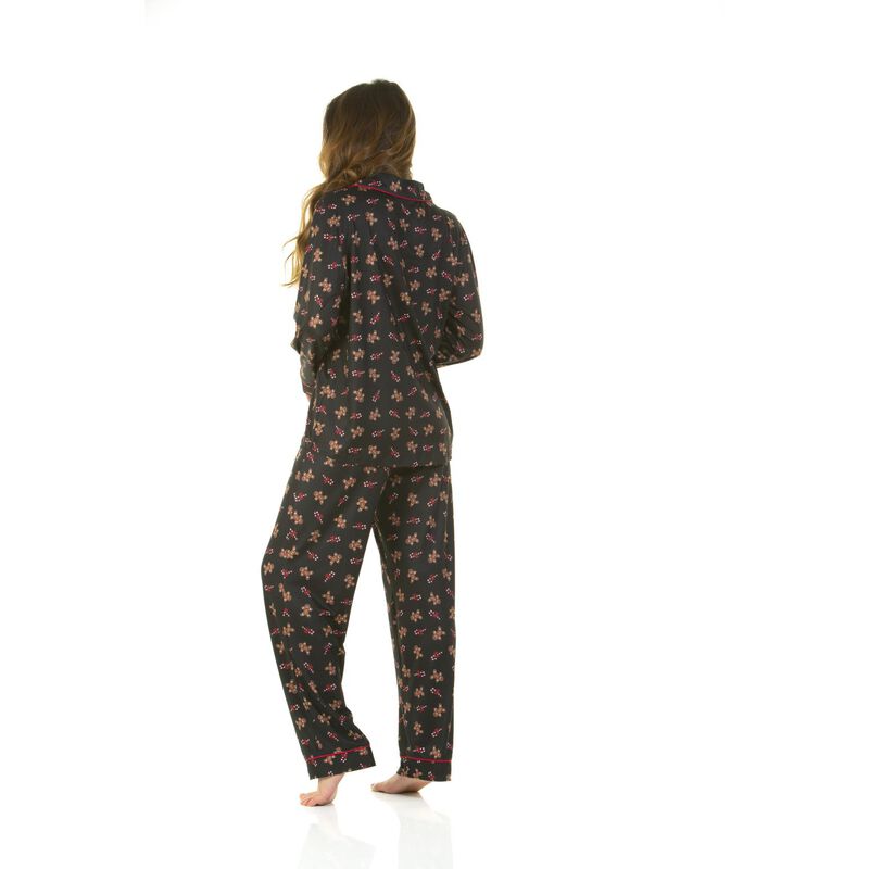 La Marquise LS Brushed Jersey Button Through Pyjama image number 1