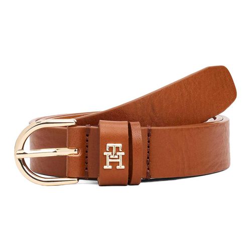 Tommy Hilfiger Essential TH Monogram Leather Belt