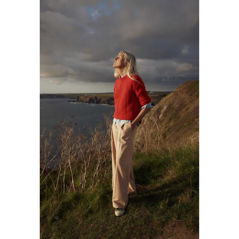 Seasalt Cornwall Hedge Rock Jumper - Cayenne image number 3