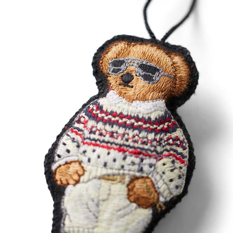 Polo Ralph Lauren Fair Isle Polo Bear Ornament image number 1