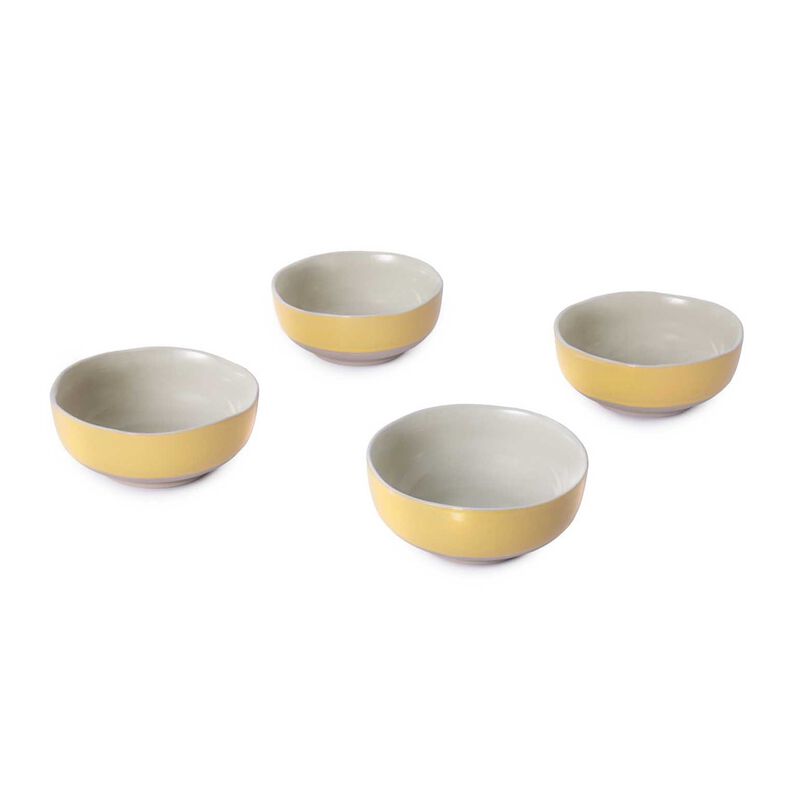 Jamie Oliver Big Love Stoneware 16cm Brilliant Bowls Yellow Set Of 4 image number 3