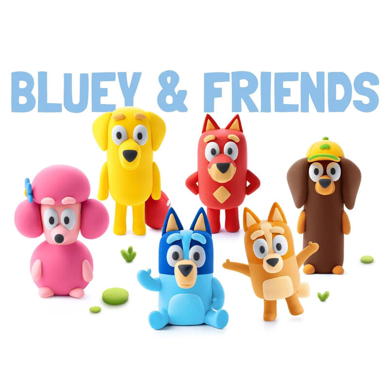 Hey Clay Bluey & Friends Series Collection 15 Cans image number 1