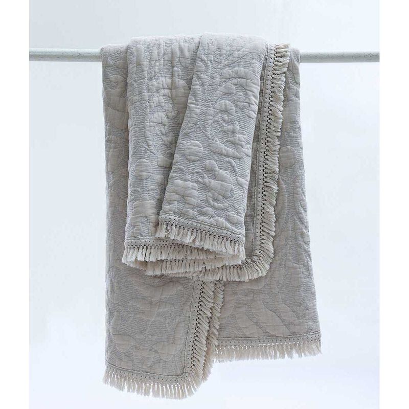 MM Linen Mayen Throw 150x200 - Natural image number 1