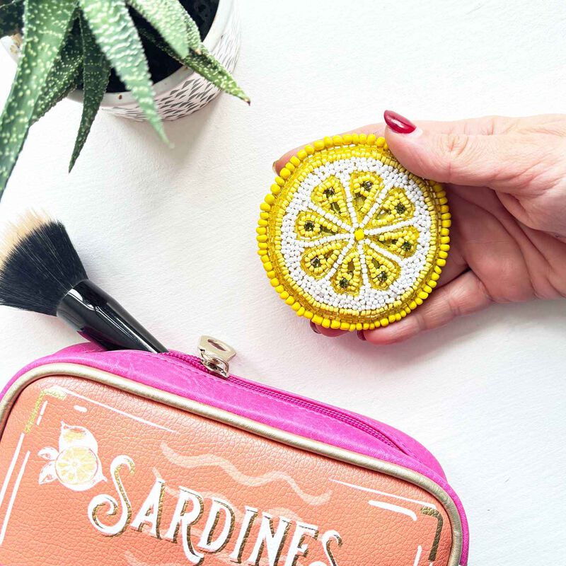 House Of Disaster Fruity Lemon Compact Mirror image number 1