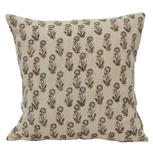 French Country Liliana Floral Handblock Cushion Cover