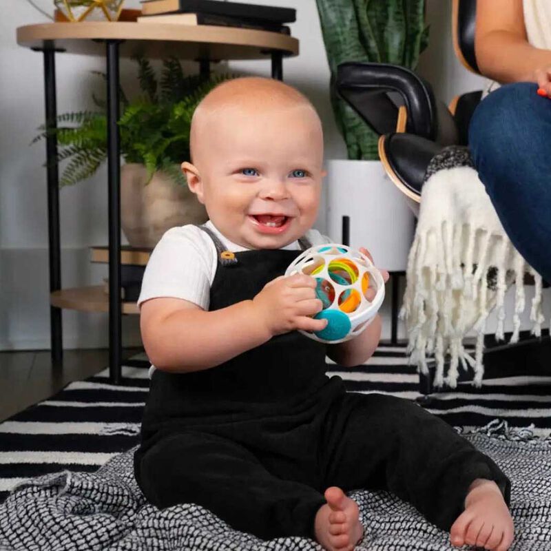 Baby Einstein Grip & Spin Oball Rattle Toy image number 1