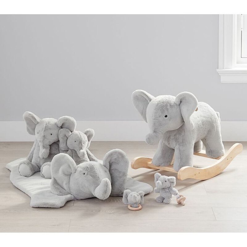 Pottery Barn Kids Critter Plush  Elephant image number 2