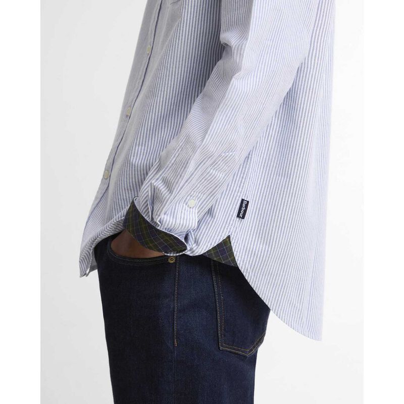 Barbour Striped Authentic-Fit Long-Sleeved Shirt image number 2