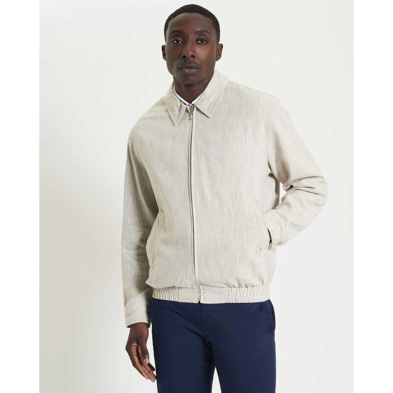Ben Sherman Linen Blouson Jacket image number 3