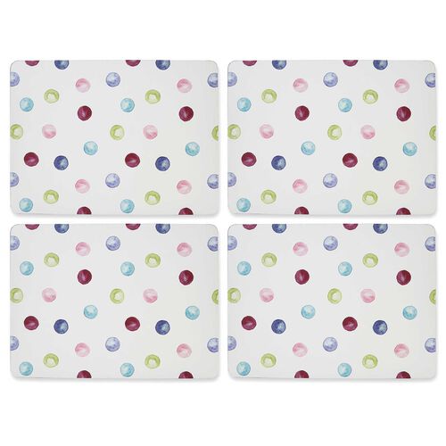 Cooksmart Spotty Dotty Set Of 4 Placemats