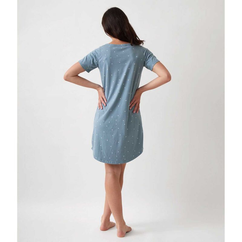 Wallace Cotton Georgie Organic Brushed Cotton Knit Tee Shirt Dress image number 1