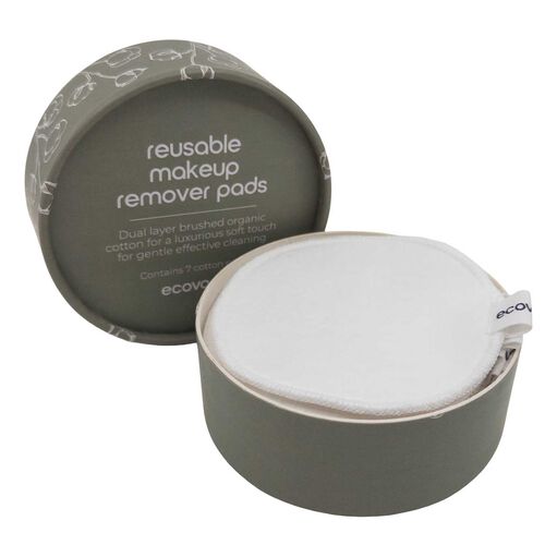 Ecovask Reusable Makeup Remover Pads 7Pk White