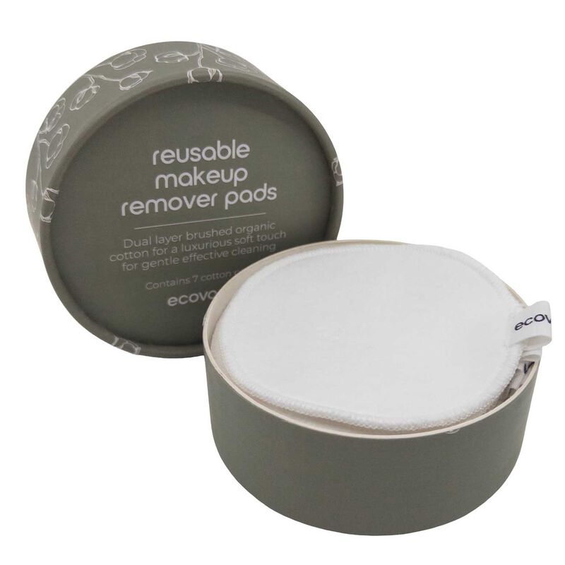 Ecovask Reusable Makeup Remover Pads 7Pk White image number 0