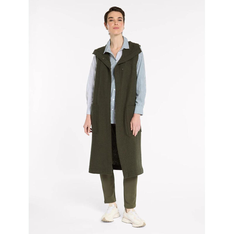 Marco Polo Boiled Wool Wrap Vest image number 3