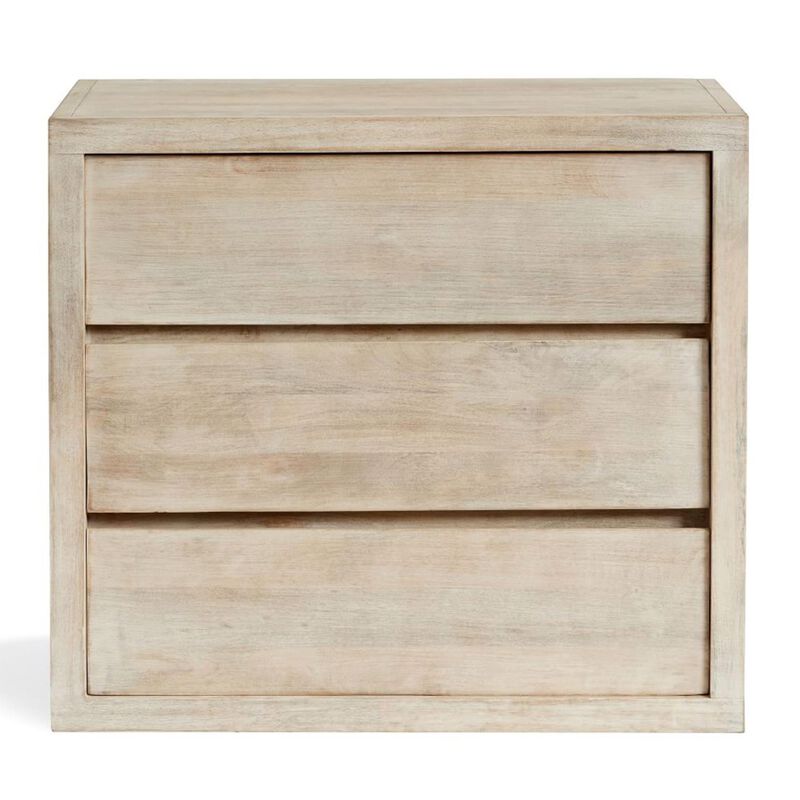 Pottery Barn Cayman 3-Drawer Dresser Mango Wood image number 0